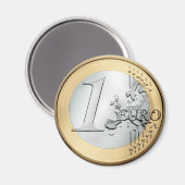 Munten van 1 euro magneet (Voorkant / Achterkant)