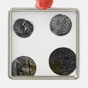 Munten van Cunobelinus of Cymbeline, koning van Me Metalen Ornament