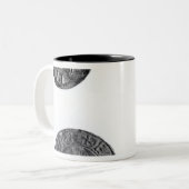 Munten van Cunobelinus of cymbeline Tweekleurige Koffiemok (Voorkant links)