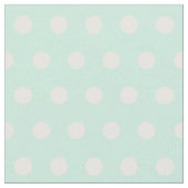 Munten van groene en witte poka stof (Close Up)