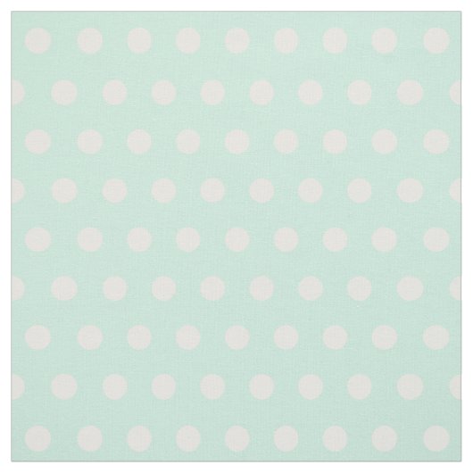 Munten van groene en witte poka stof (Swatch)