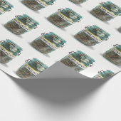 munten voor de pensionering van mason jar cadeaupapier (Hoek)