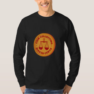 Munten voor het inzamelen van euromunten Munt Curr T-shirt