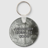Munten zijn kool Sleutelhanger (Voorkant)