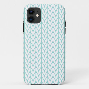 Muntgaren Chevron Breipatroon Aanpasbaar iPhone 11 Hoesje