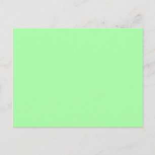 Muntgroen leeg briefkaart