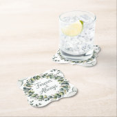 Muntgroen & Saliegroen Eucalyptus Kartonnen Onderzetters (Insitu)