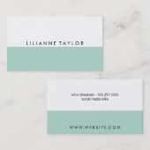 Muntgroen Visitekaartje (Voorkant / Achterkant)