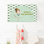 Muntgroene Kleine Prinses Bal Banner (Insitu)