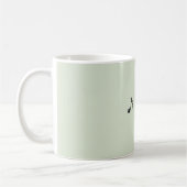 Muntgroene Lavendel Viool Koffiemok (Links)