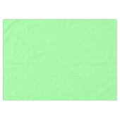 Muntgroene lente effen kleur tafelkleed (Voorkant (Horizontaal))