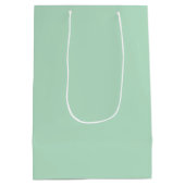 Muntgroene luxe cadeautas (Achterkant)