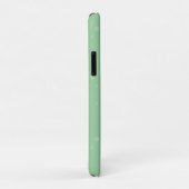Muntgroene minimale lijn kunst eco ontwerp Case-Mate iPhone case (Achterkant/rechts)