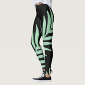 Muntgroene Palm Leggings (Links)
