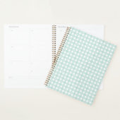 Muntgroene ruiten planner (Display)