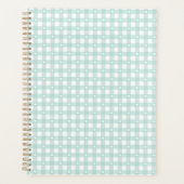 Muntgroene ruiten planner (Voorkant)