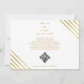 Muntgroene simpele script twee fotogalerij QR CODE Save The Date (Achterkant)