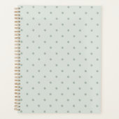 Muntgroene Stippen Planner (Voorkant)