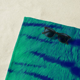 Muntgroene Tijgerhuidprint Strandlaken
