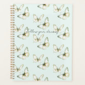 Muntgroene witte vlinders planner (Voorkant)