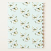 Muntgroene witte vlinders planner (Achterkant)