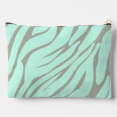 Muntgroene zebra strepenpatroon etui (Achterkant)