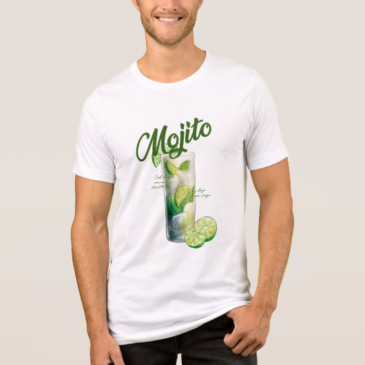 Muntige Citroen Sfeer Tri-Blend Shirt (Voorkant)