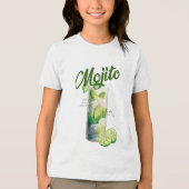 Muntige Citroen Vibe Tri-Blend Shirt (Voorkant)