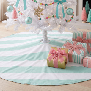 Muntige Preppy Strepen Kerstboom Rok