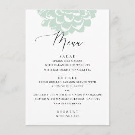 Muntige succulent. Eenvoudige bloemige cactus brui Menu