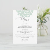 Muntige succulent. Eenvoudige bloemige cactus brui Menu (Staand voorkant)