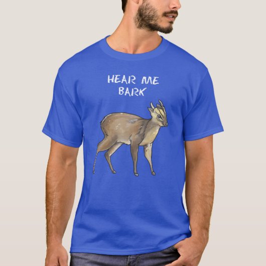 Muntjac of Blafende dier serie jongen T-shirt (Voorkant)