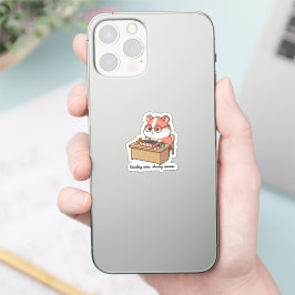 Muntjes Tellen, Knuffels Najagen Schattige Hamster Sticker