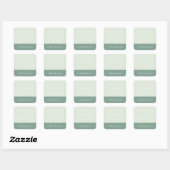 Muntkleurig Blok Aangepaste Bedankt Sticker (Vel)