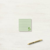 Muntnoot Post-it® Notes (Op bureau)