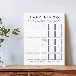 muntparaplu | Baby shower Bingo Game Kaart