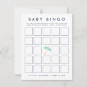 muntparaplu | Baby shower Bingo Game Kaart (Voorkant)