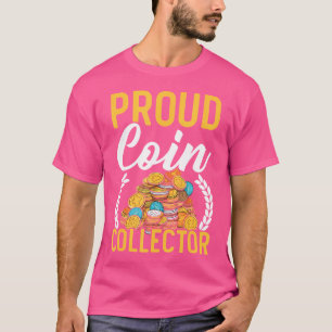 Muntsamelaar Numismatist Valuta Muntverzameling T-shirt