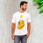 Muntschroot van T-shirt