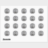 muntstickers ronde sticker (Vel)
