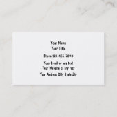 Muntverzamelaar en -dealer visitekaartje (Achterkant)