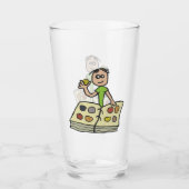 Muntverzamelaar Numismatist Glas (Voorkant)