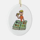 Muntverzamelaar Numismatist Keramisch Ornament (Rechts)