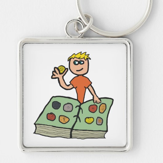 Muntverzamelaar Numismatist Sleutelhanger (Voorkant)