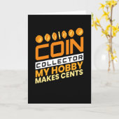 Muntverzamelaar voor het inzamelen van munten kaart (Gele Bloem)