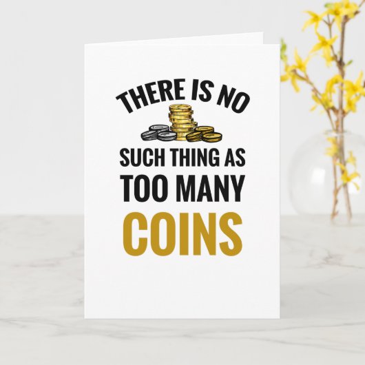 Muntverzamelaarscadeau | Numismatistische munten v Kaart (Gele Bloem)