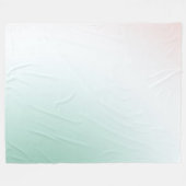 Muntwit Blush Fleece Deken (Voorkant (Horizontaal))