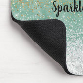 Muntwit Glam Goud Glitter Muismat (Hoek)