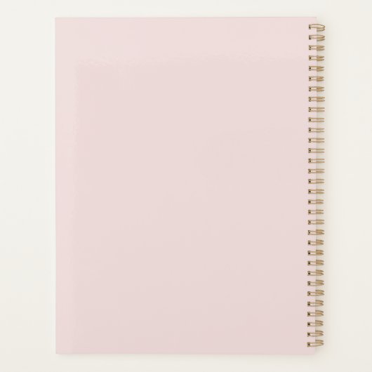 Muntwit Roze Libel Planner (Achterkant)