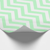 Muntwit XL Chevron ZigZag Patroon Cadeaupapier (Hoek)